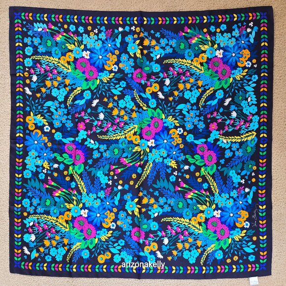Vera Bradley Accessories - Vera Bradley Silk Scarf Square Floral Flowers